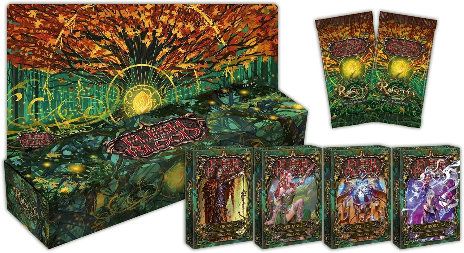 Amazon.com: Flesh and Blood: Rosetta Blitz Deck Collection : Toys