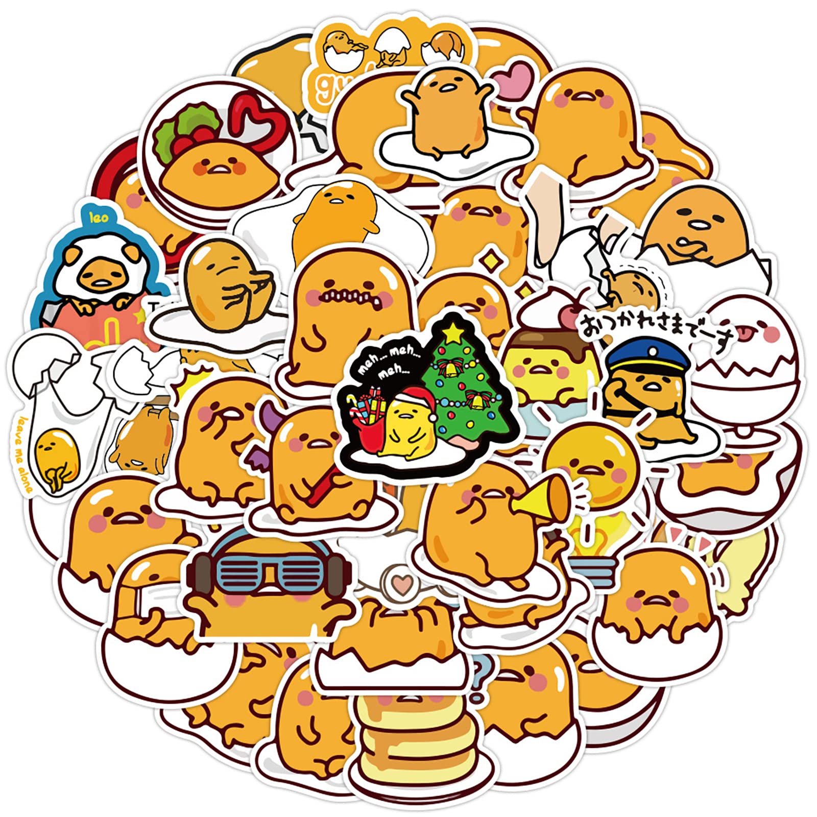 Amazon.co.jp: 60枚forぐでたま ステッカー セット かわいい アニメfor