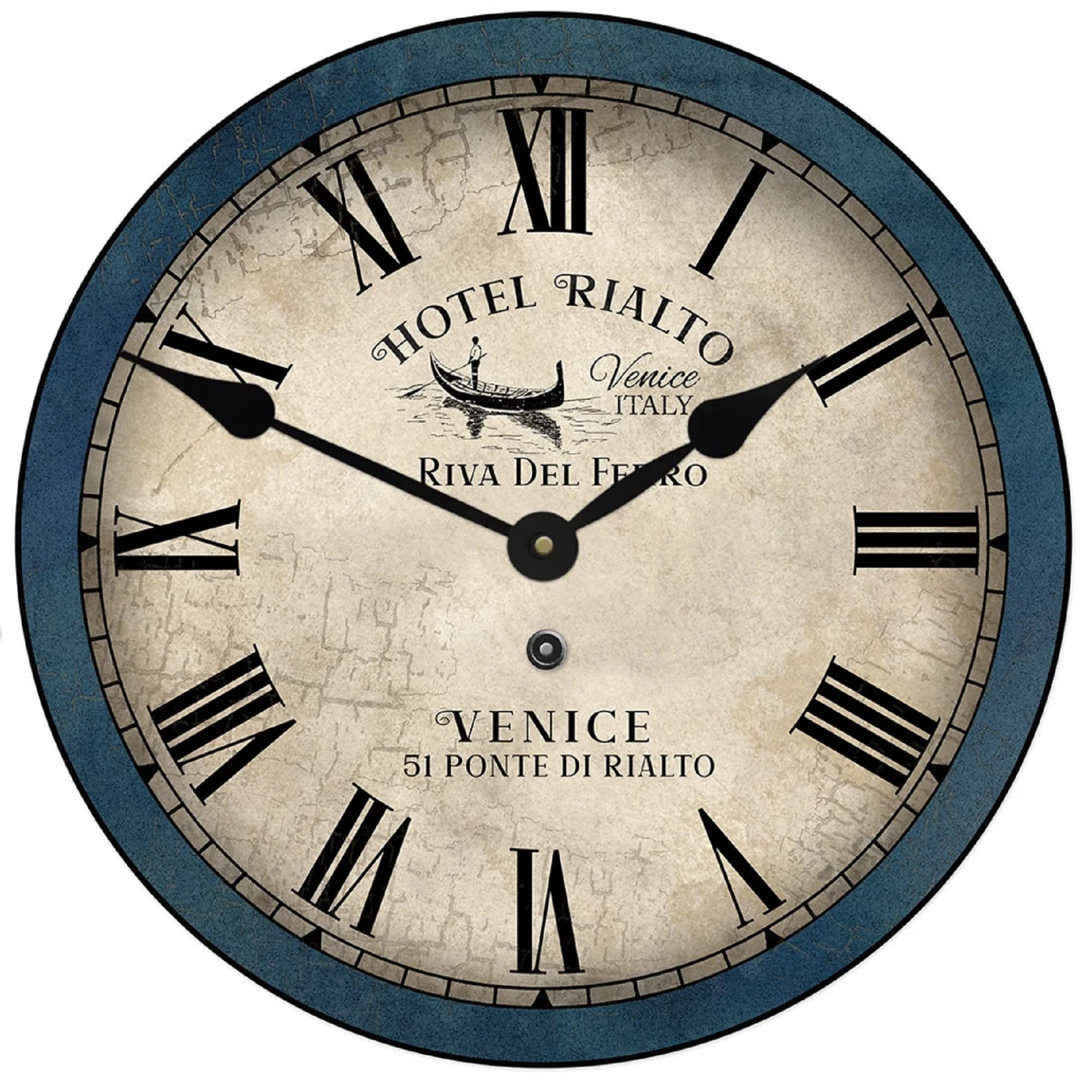 Amazon.co.jp: イタリア ホテル 壁掛け時計 | 超静かなクォーツ