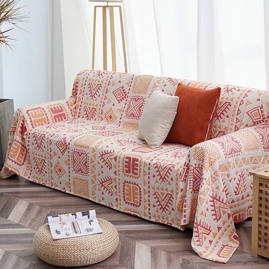 Amazon｜マルチカバー 北欧風 ソファーカバー 長方形 洗える 北欧 ラグ