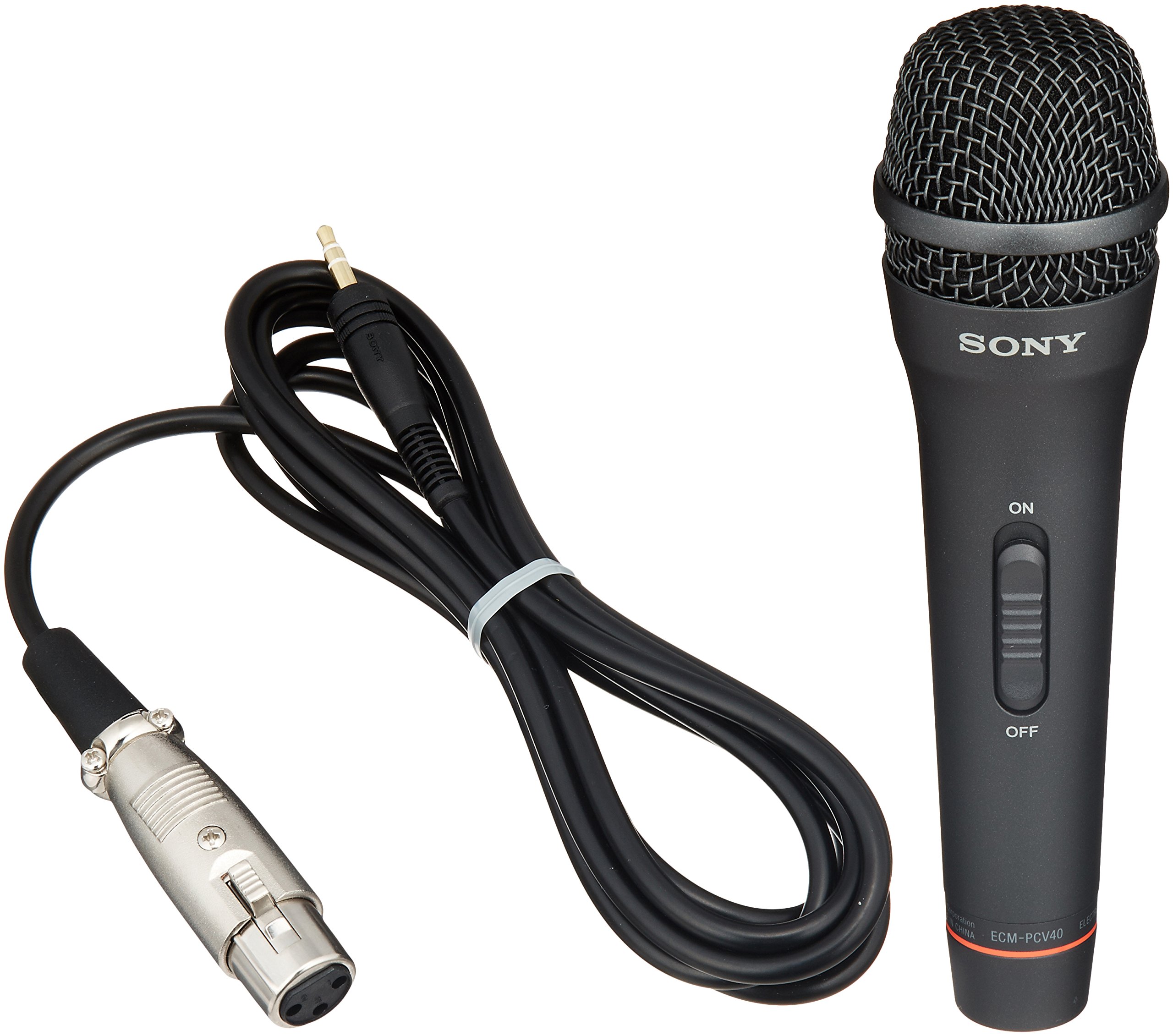 Amazon | ソニー コンデンサーマイク モノラル/ボーカル用 2mケーブル