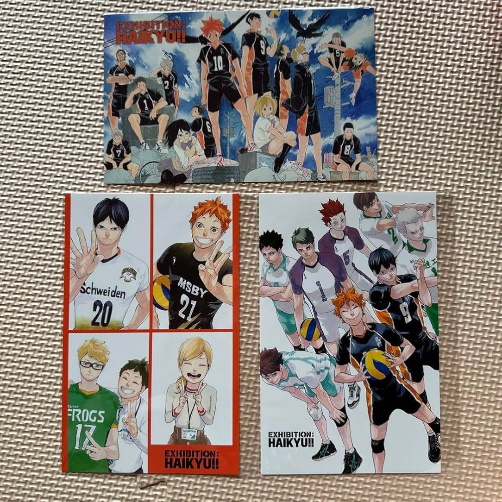 Amazon.co.jp: ハイキュー展 ハイキュー原画展 ポストカード 3枚セット