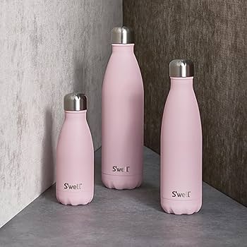 Amazon | S'well ステンレススチールウォーターボトル 9オンス ピンク