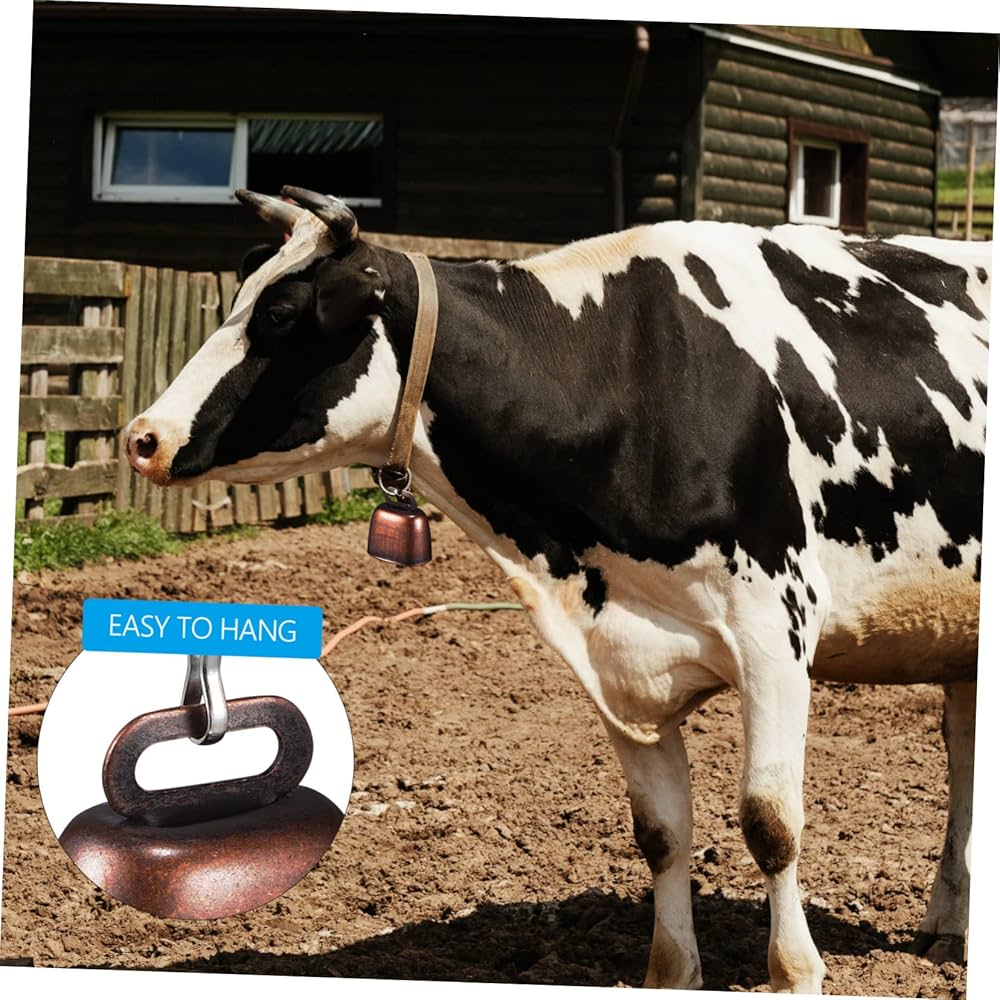 Amazon.co.jp: CALLARON 12個小型属製カウベル 放牧用 家畜用ベル 牛