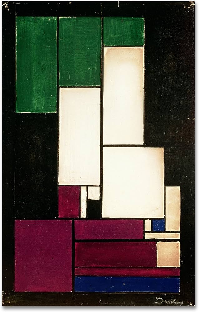 Amazon.co.jp: Theo Van Doesburgのトレードマークファインアートコン