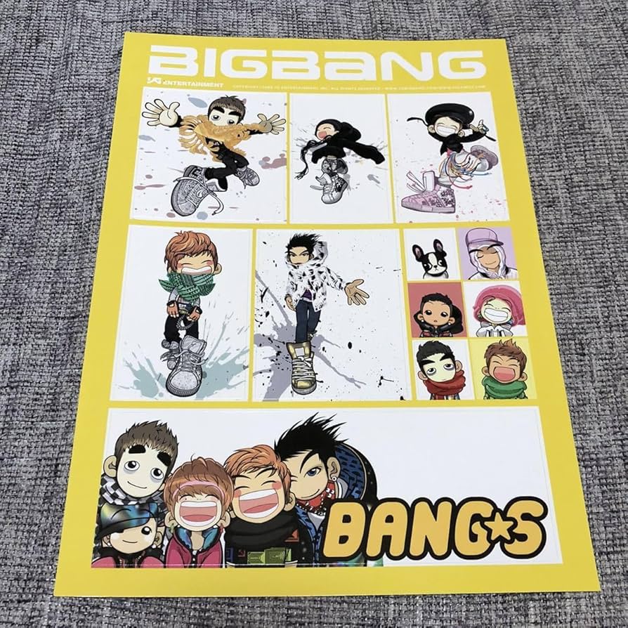 Amazon.co.jp: レア BIGBANG 免税店公式グッズ ステッカーシートC