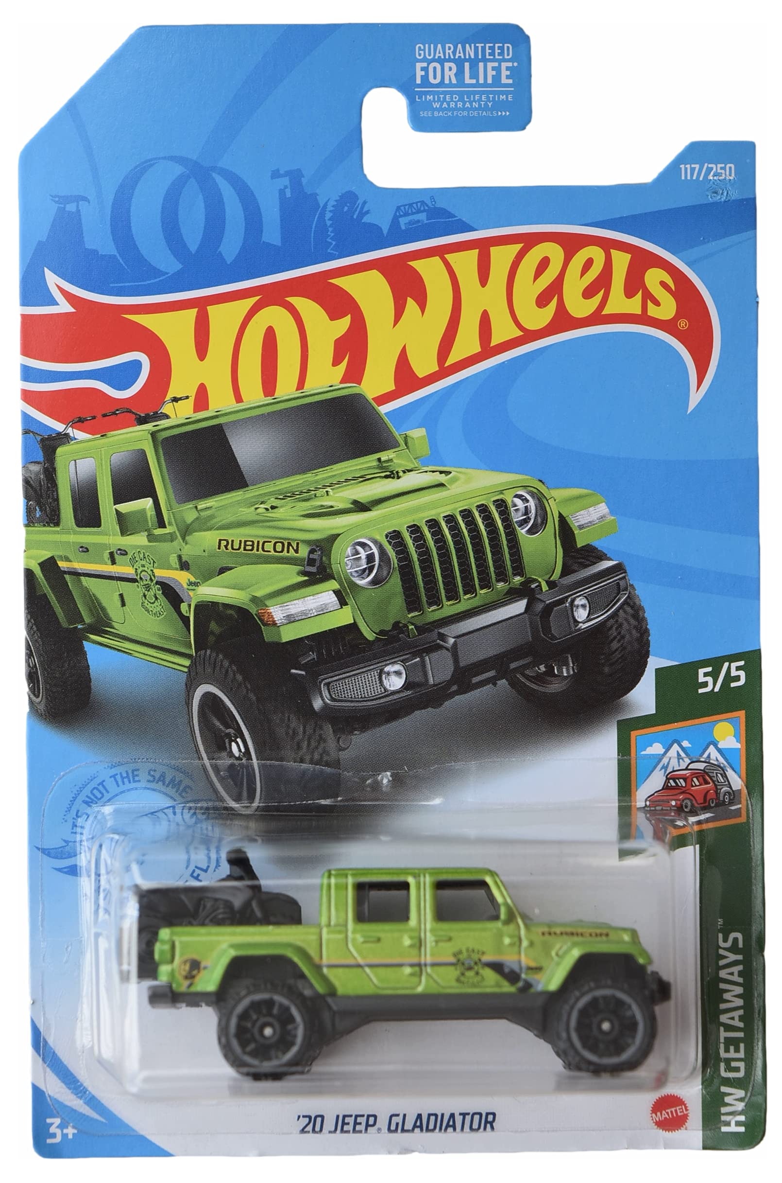 Hot Wheels '20 Jeeps Gladiator, [Green] 117/250 Getways 5/5