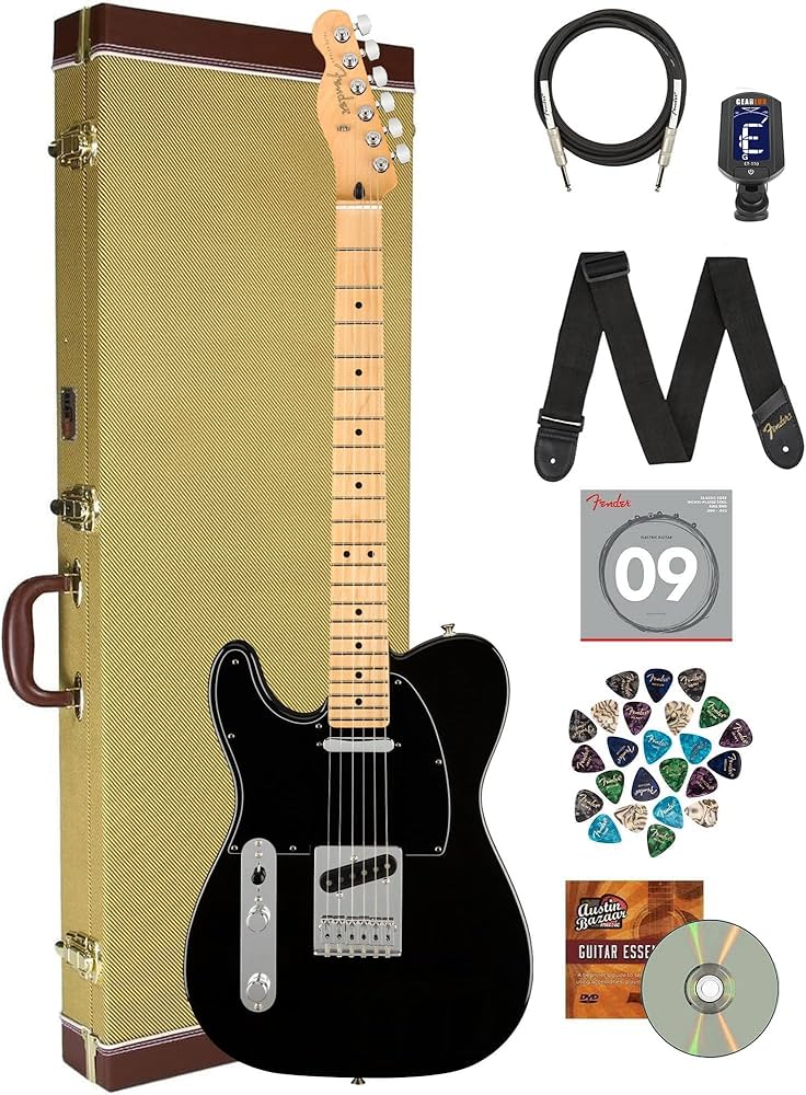 Amazon.com: Fender Player Telecaster® Left-Handed - Black Bundle