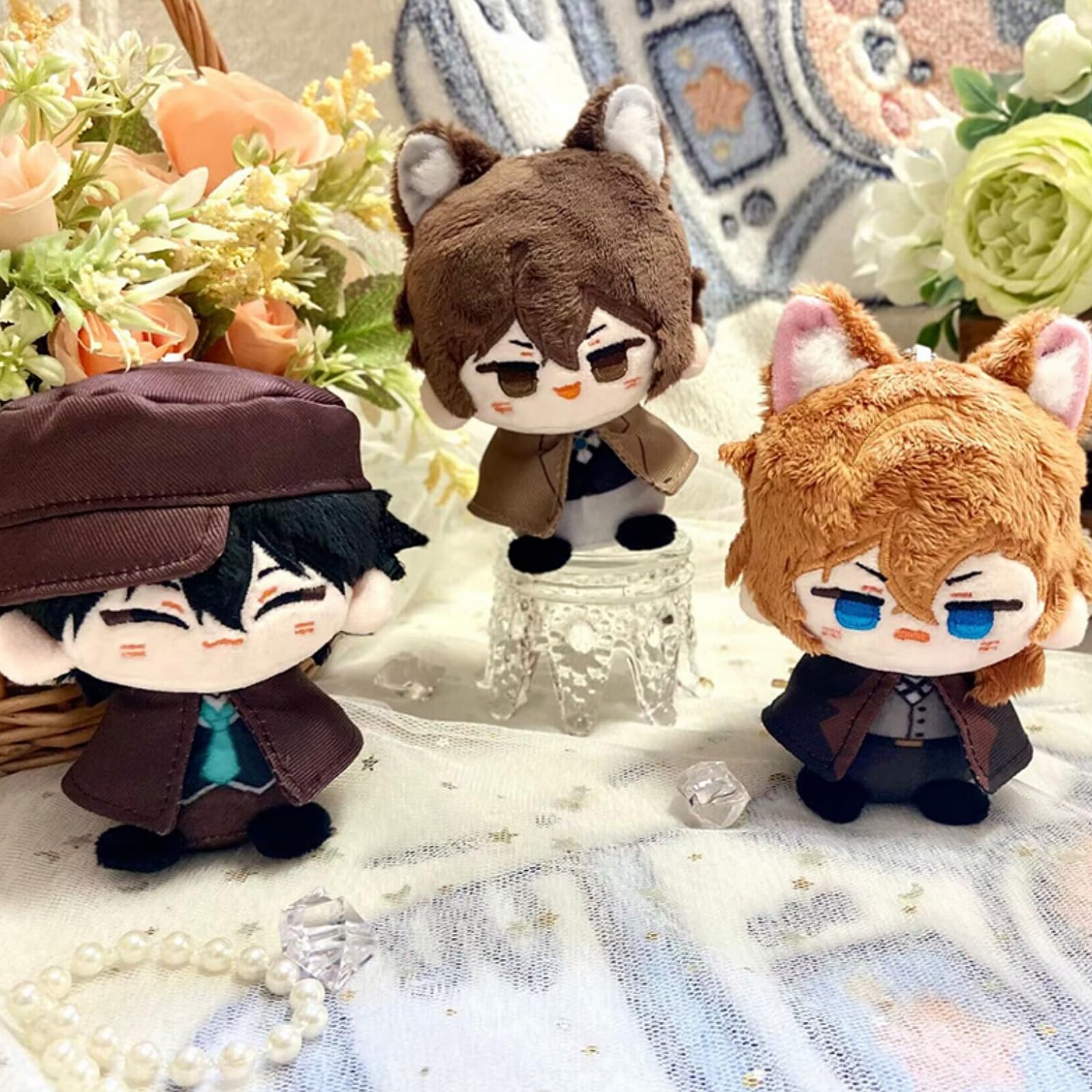 Amazon.co.jp: [Hushan] 太宰治 ぬいぐるみ 10cm 文豪ストレイドッグス