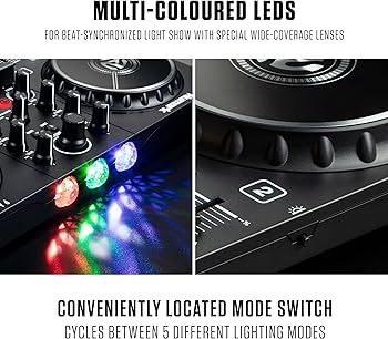 Amazon.com: Numark Party Mix II DJ Controller with Lights, 2 Decks