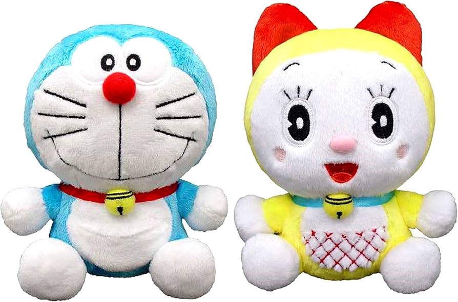 Amazon.co.jp: ドラえもん＆ドラミちゃん(S) ぬいぐるみ 2種セット 高