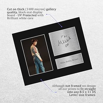 Amazon.com: HWC Trading Millie Bobby Brown Stranger Things Gifts