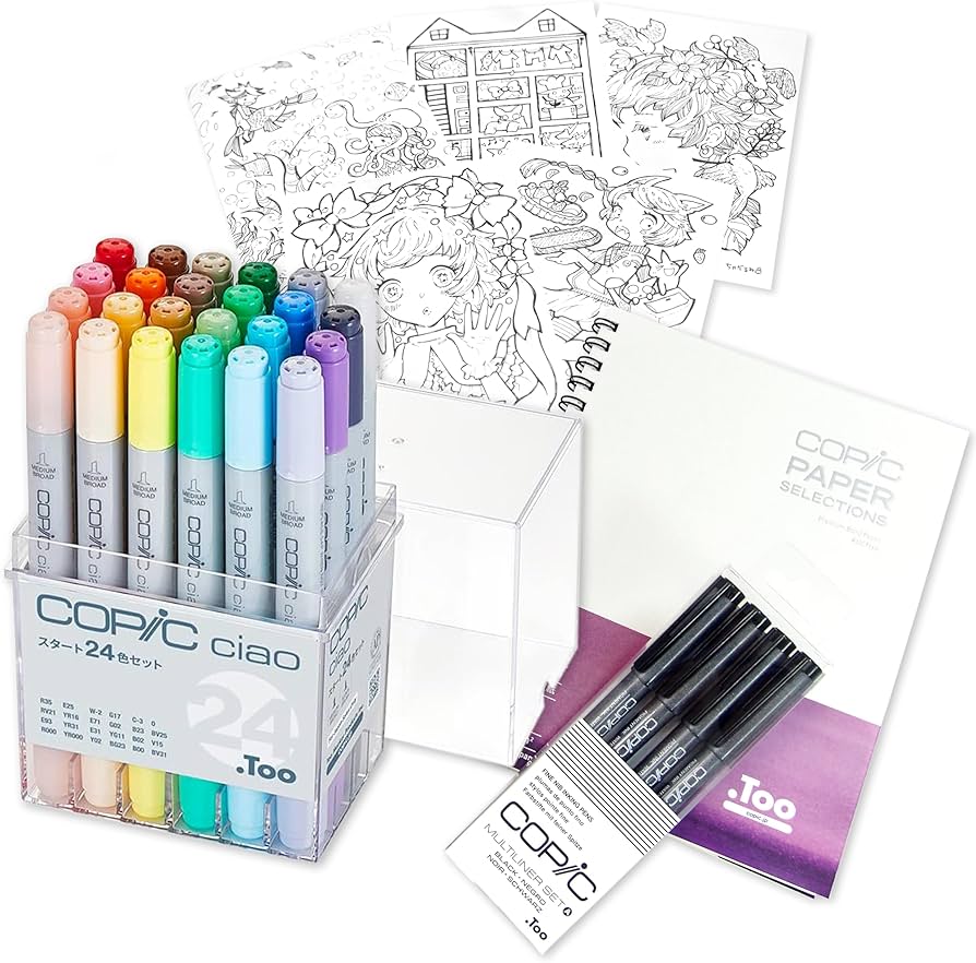 Amazon | コピック(COPIC) Too コピック チャオ スタートボックス 24色