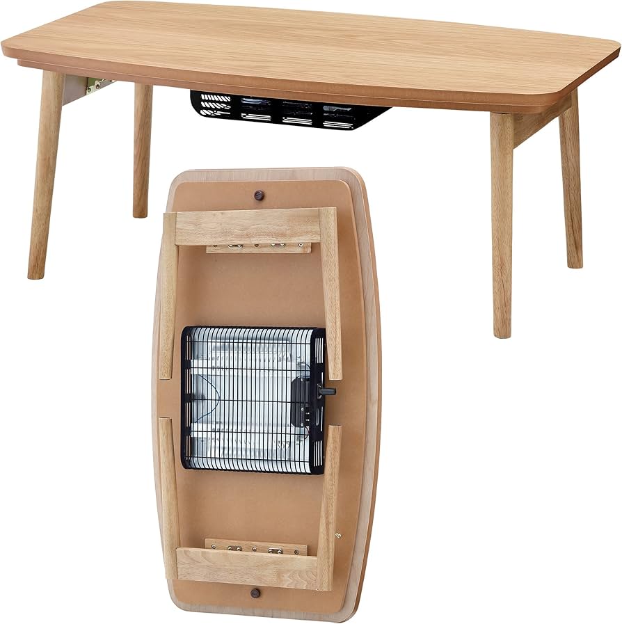 Amazon | AZUMAYA こたつテーブル コタツ エルフィ オーク 901OAK