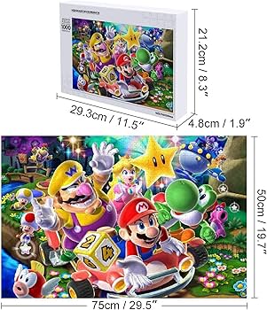 Amazon.co.jp: マリオ 1000ピース 500ピース 子供用知育玩具 親子