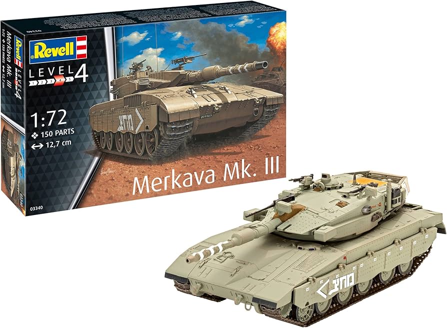 Amazon | ドイツレベル(Revell) 1/72 イスラエル軍 メルカバ Mk.III