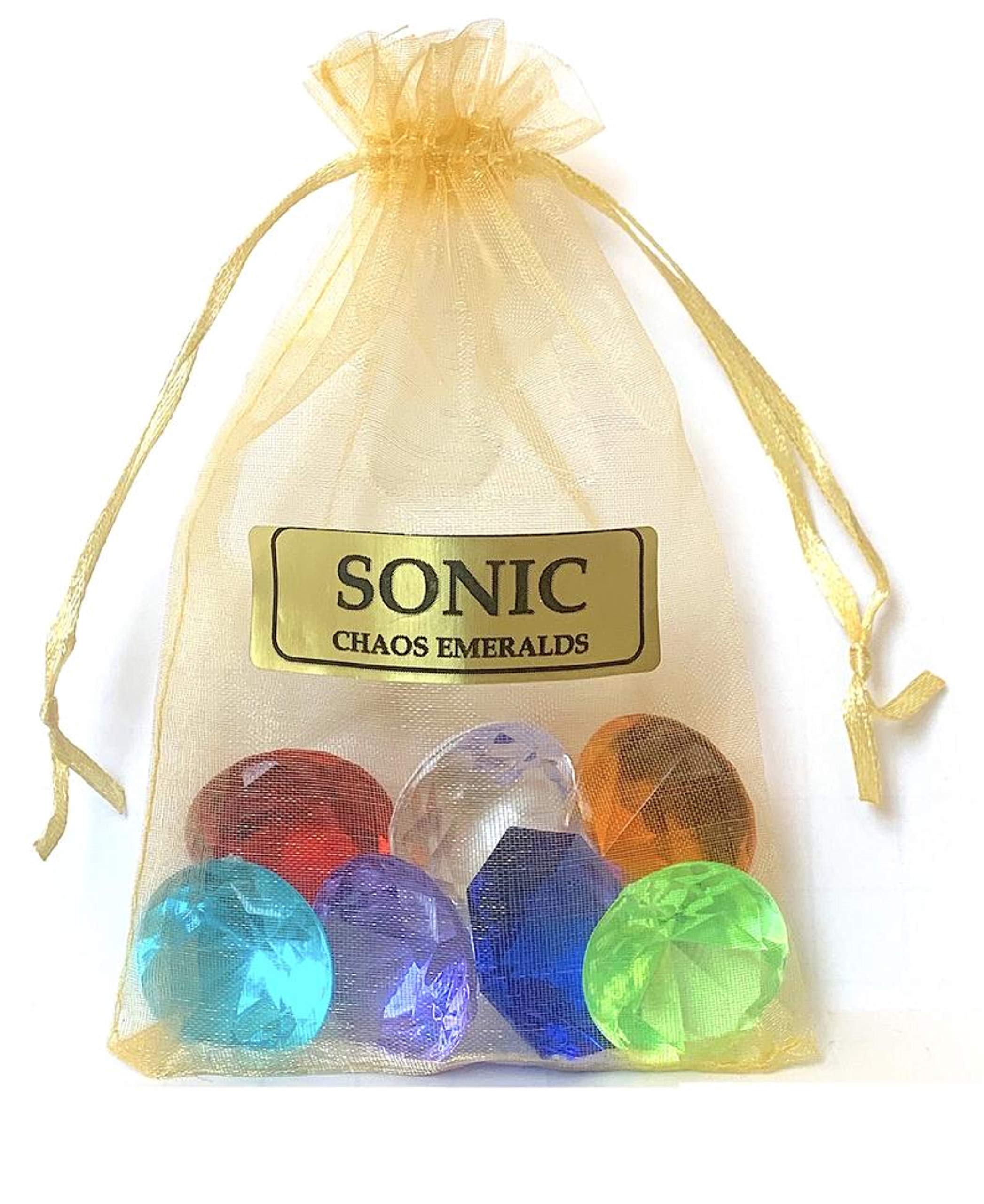 Amazon.com: More Toys Sonic - Seven Chaos Emeralds Gems - in a