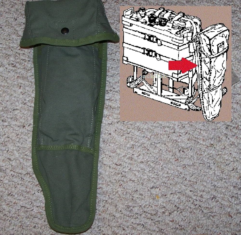 Amazon.co.jp: ラジオケースPRC 77 PRC 25受話器アンテナケースポーチ