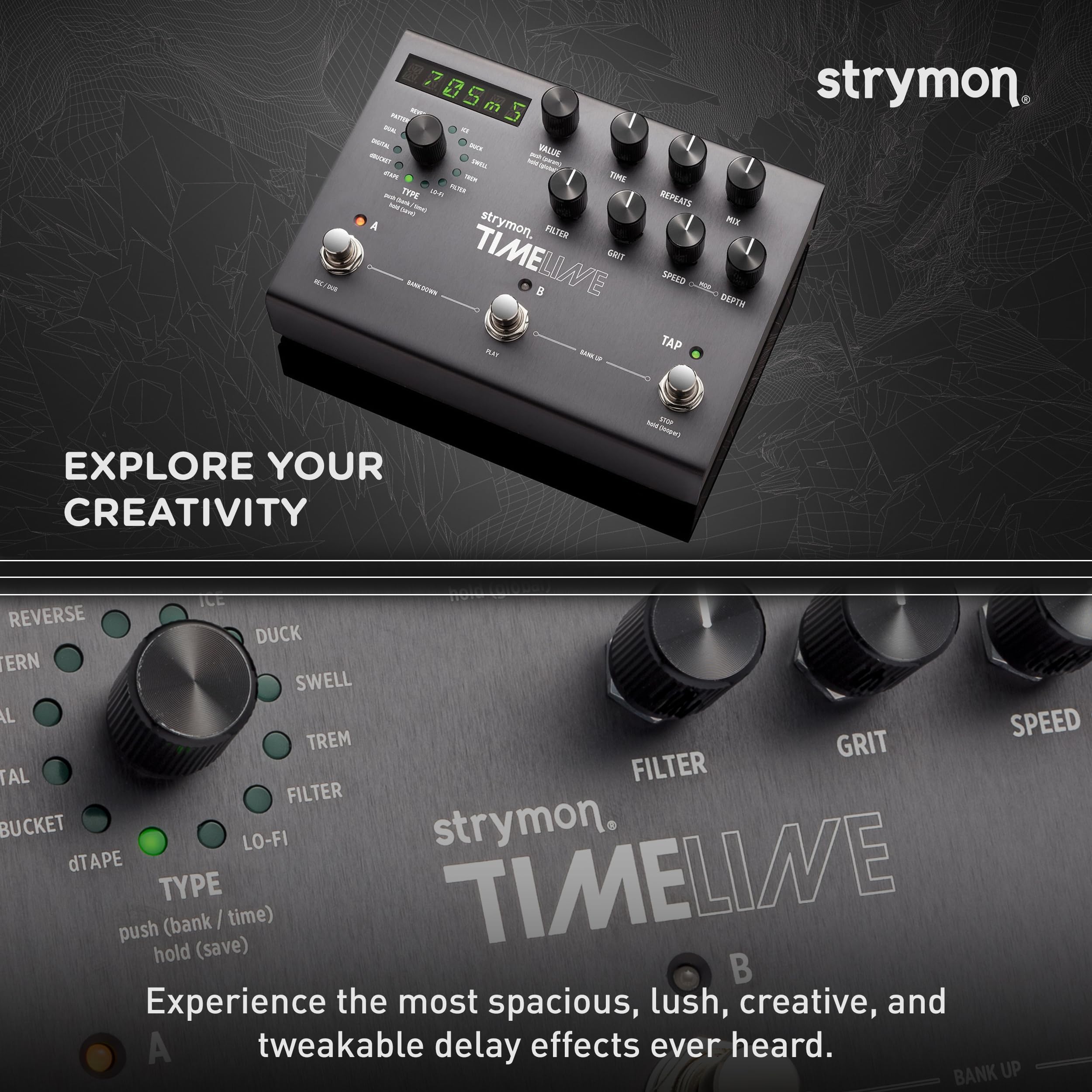 Amazon | [国内正規品]Strymon:TIMELINE | ディレイ・リバーブ | 楽器