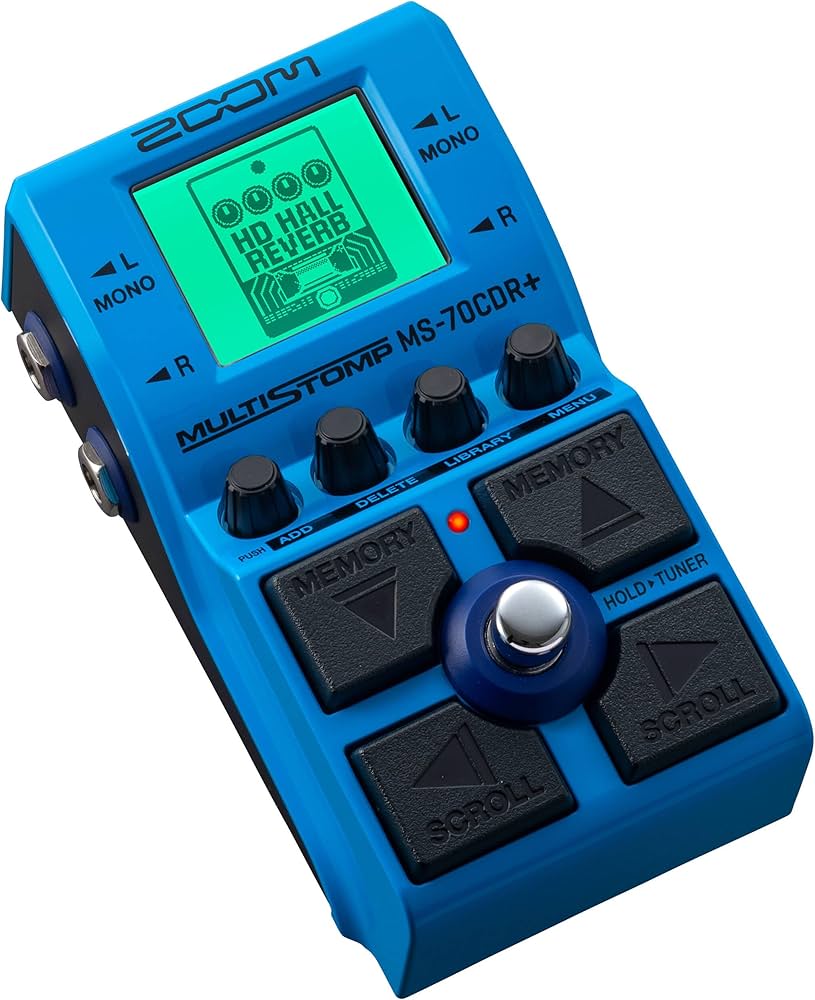 Amazon.com: Zoom MS-70CDR+ MultiStomp Chorus/Delay/Reverb Pedal