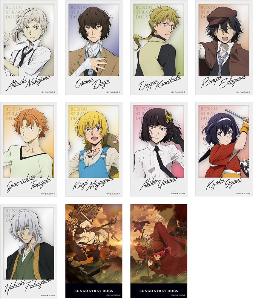 Amazon.co.jp: KADOKAWA 文豪ストレイドッグス ミニブロマイド