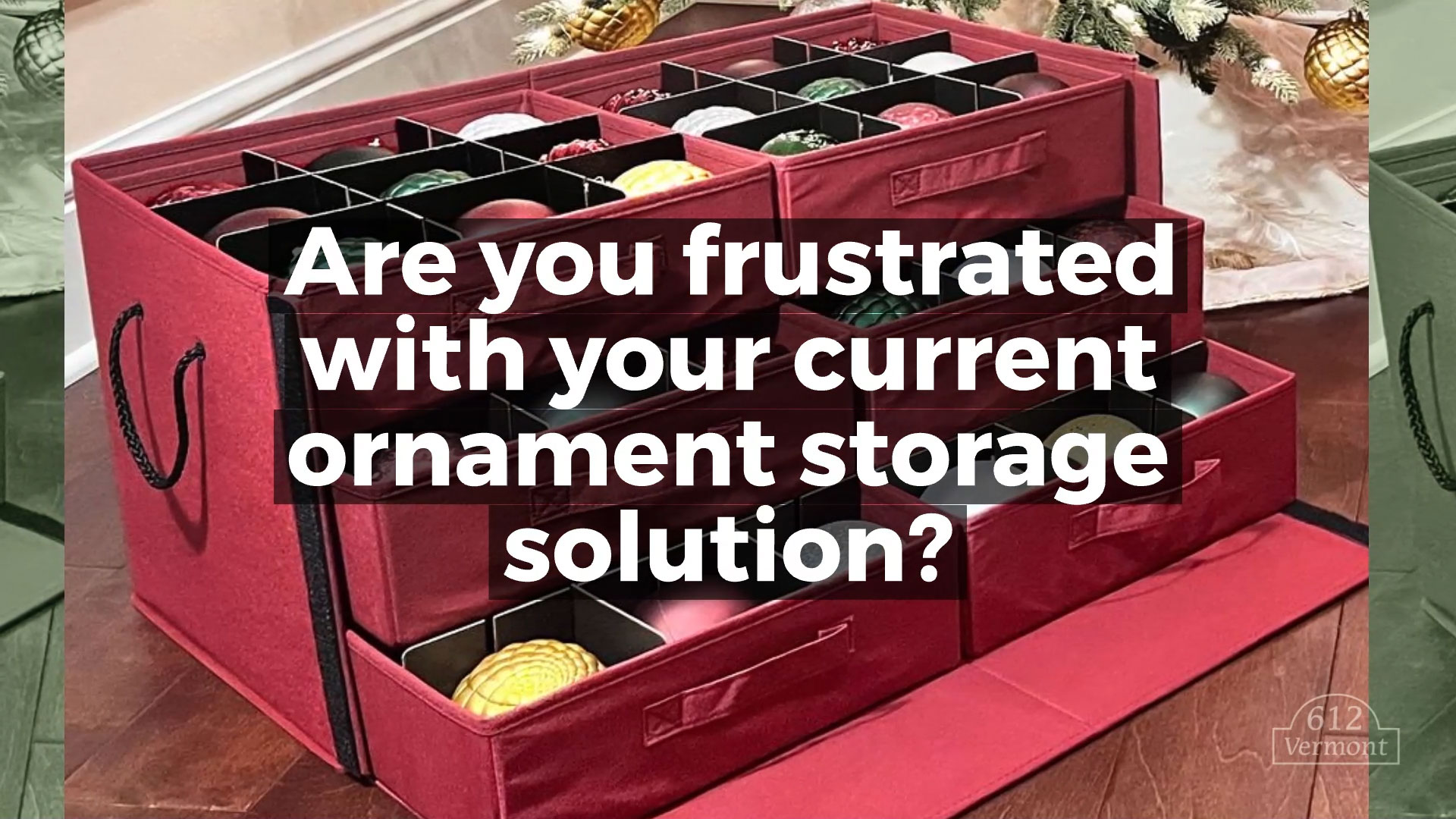 Amazon.com: 612 Vermont Christmas Ornament Storage Box with