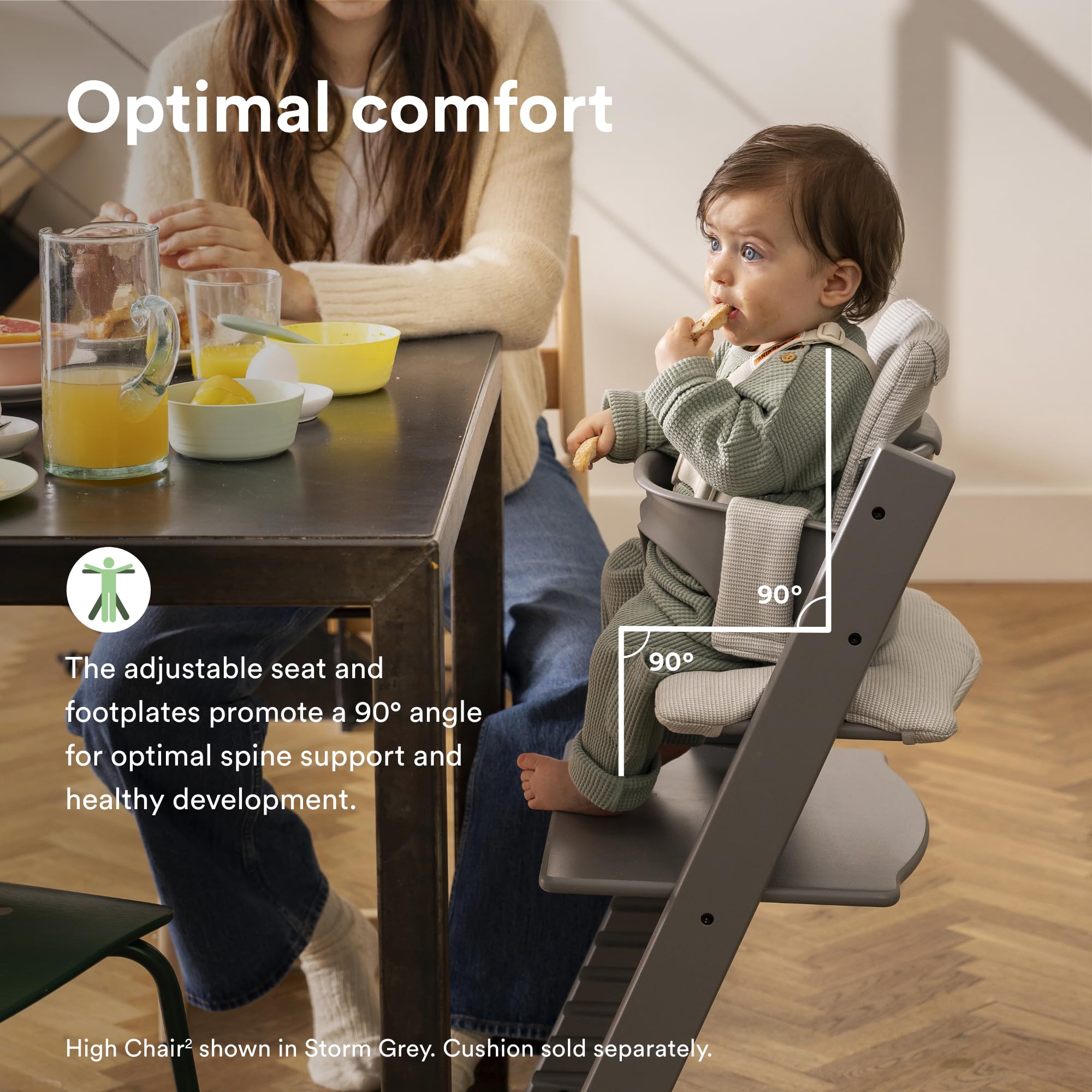 Amazon.com : Stokke Tripp Trapp High Chair 2, Whitewash - Includes