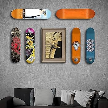 Amazon.co.jp: Hikeen スケボー 壁掛け スケートボードハンガー