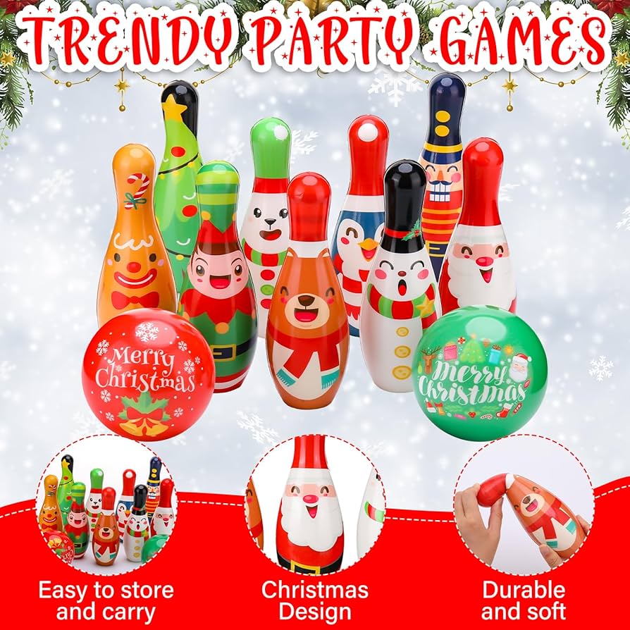 Amazon.co.jp: Wettarn 12個 クリスマス ボーリングパーティー 記念品