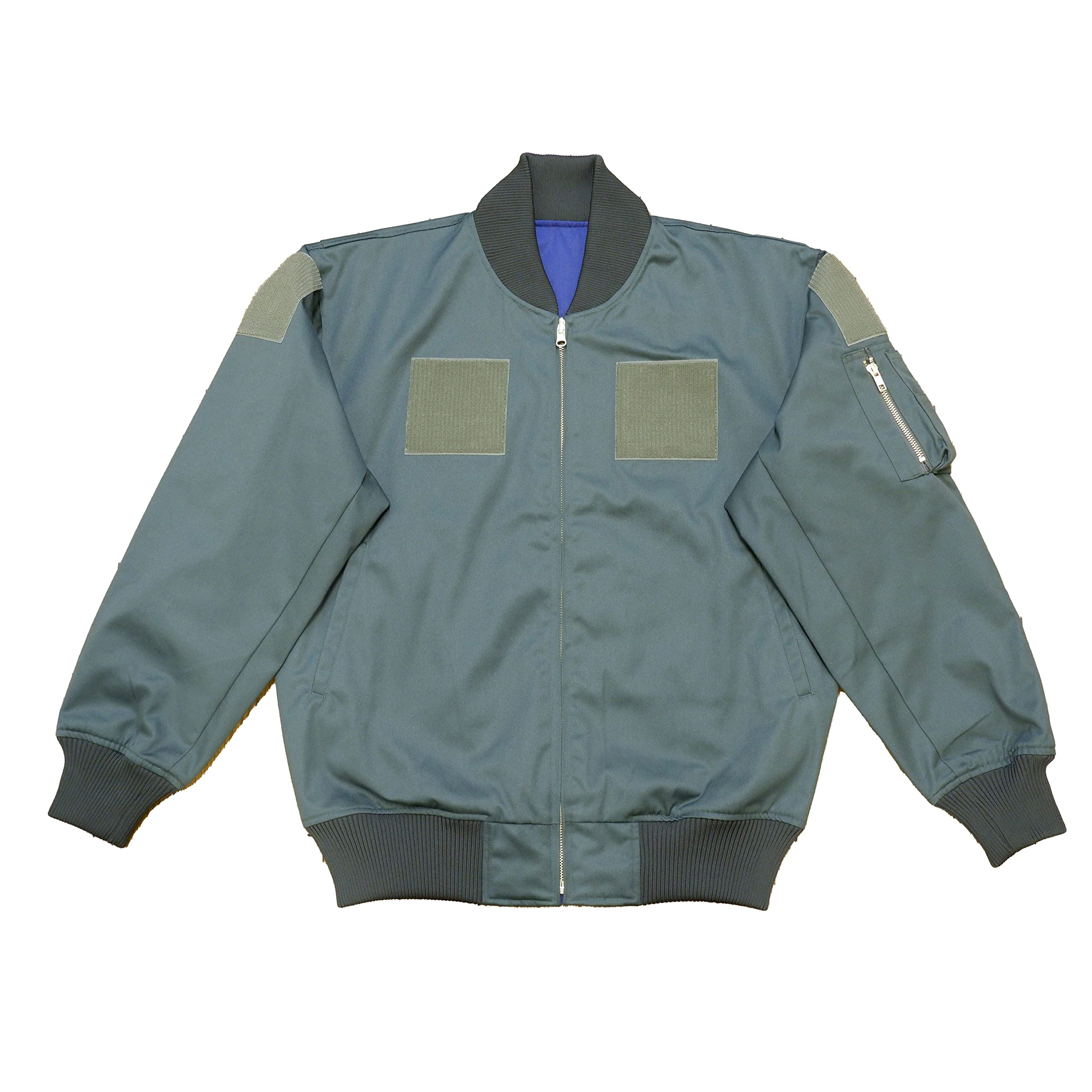 Amazon.co.jp: 航空自衛隊 フライトジャンパー リバーシブル ベルクロ