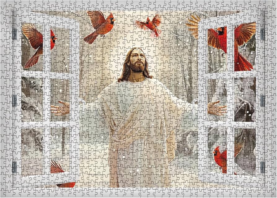 Amazon | イエス・キリスト教パズル 大人用 1000ピース 宗教的で平和な