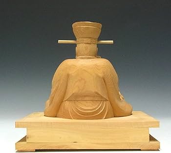 Amazon｜柘植 閻魔大王 22cm 木彫り 仏像｜仏像 オンライン通販