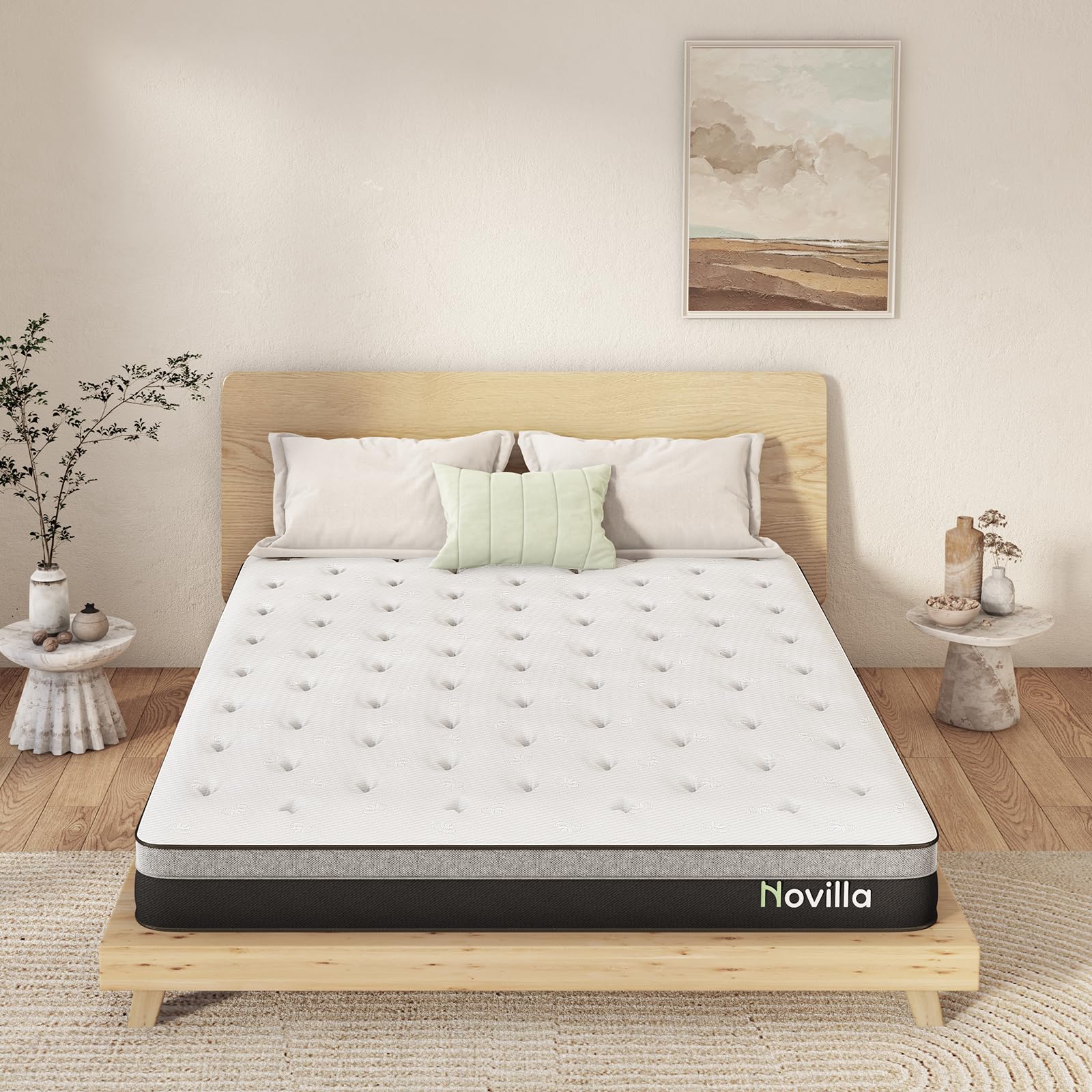 Amazon.co.jp: Novilla マットレス セミダブル ポケットコイル