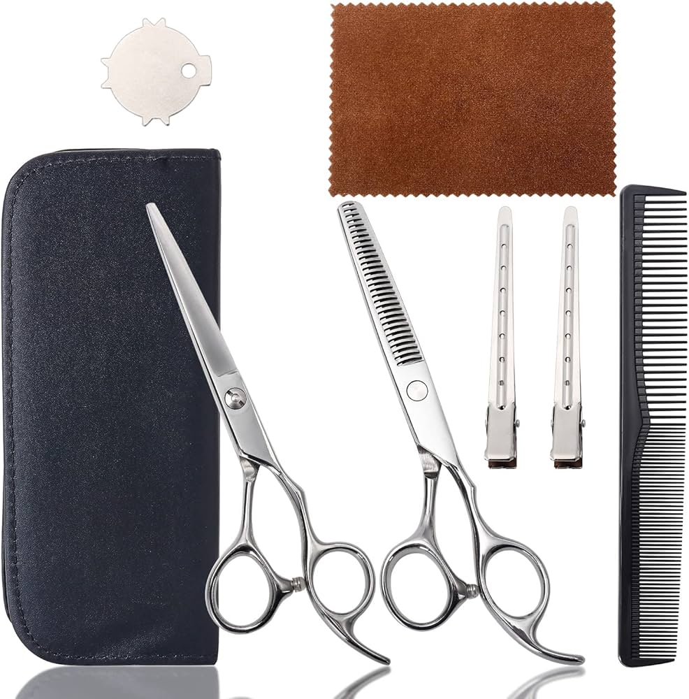 Amazon.co.jp: 【プロ美容師が推薦 】すきばさみ 散髪 はさみ 髪切り