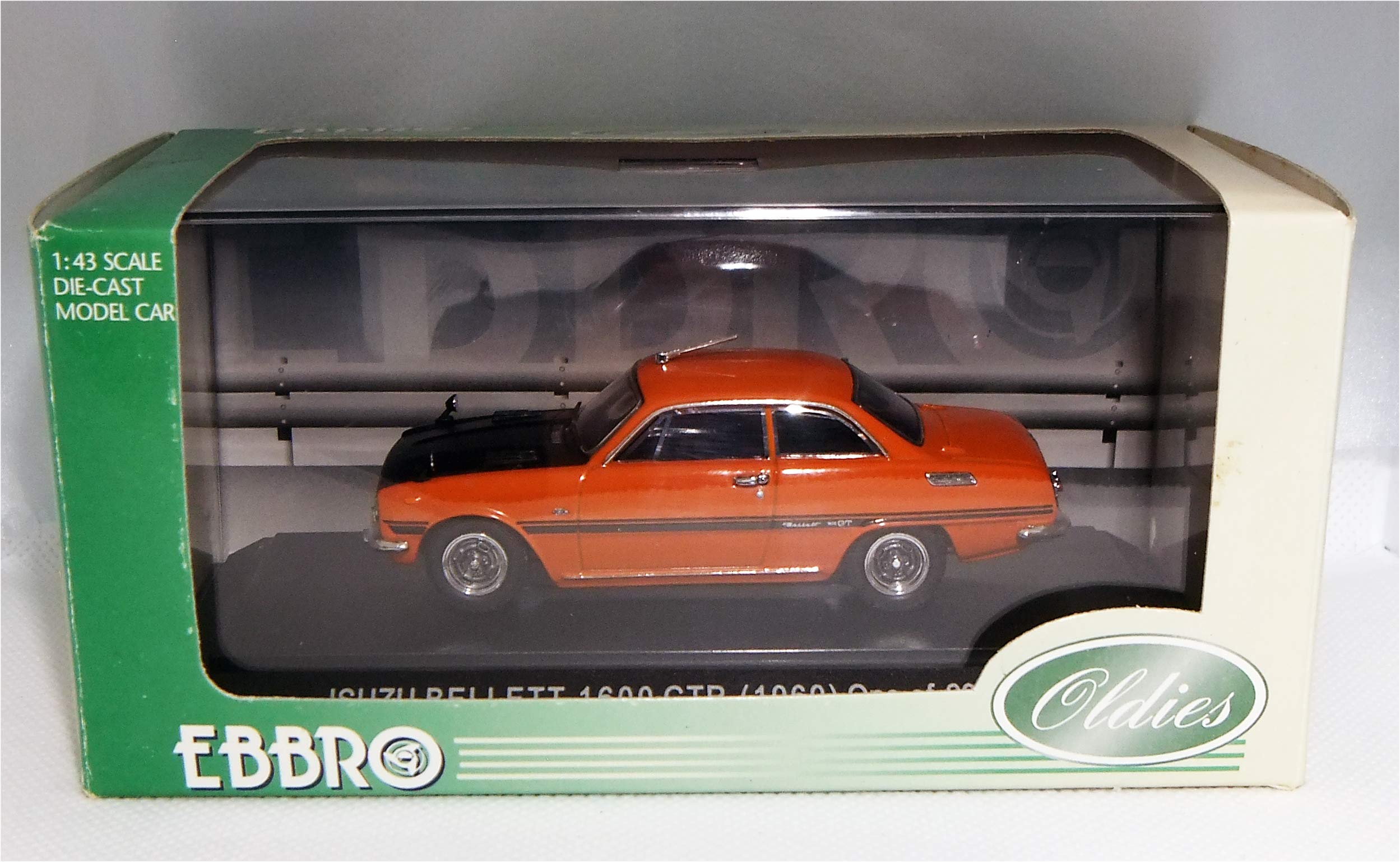 Amazon | エブロ 1/43 イスズ ベレット GTR オレンジ/ブラック 43307