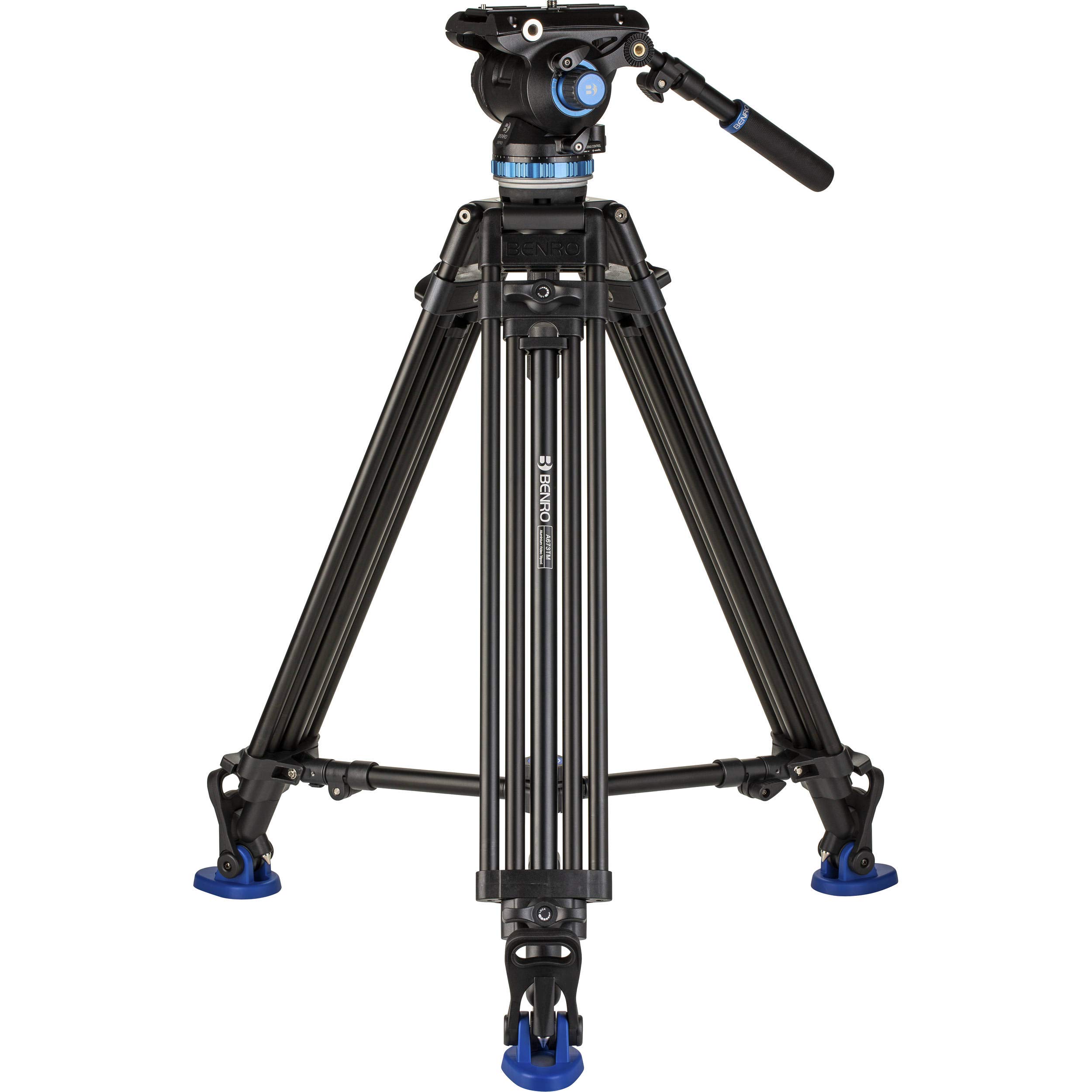 Amazon.com : Benro A673TM Dual Stage Aluminium Video Tripod S8PRO