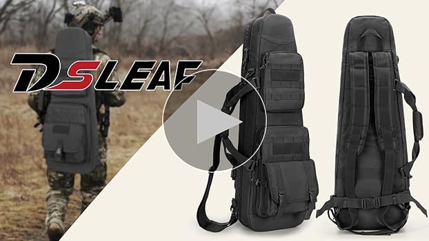 Amazon.co.jp: DSLEAF ガンケース 2丁収納 36インチ/90cm対応 ガン