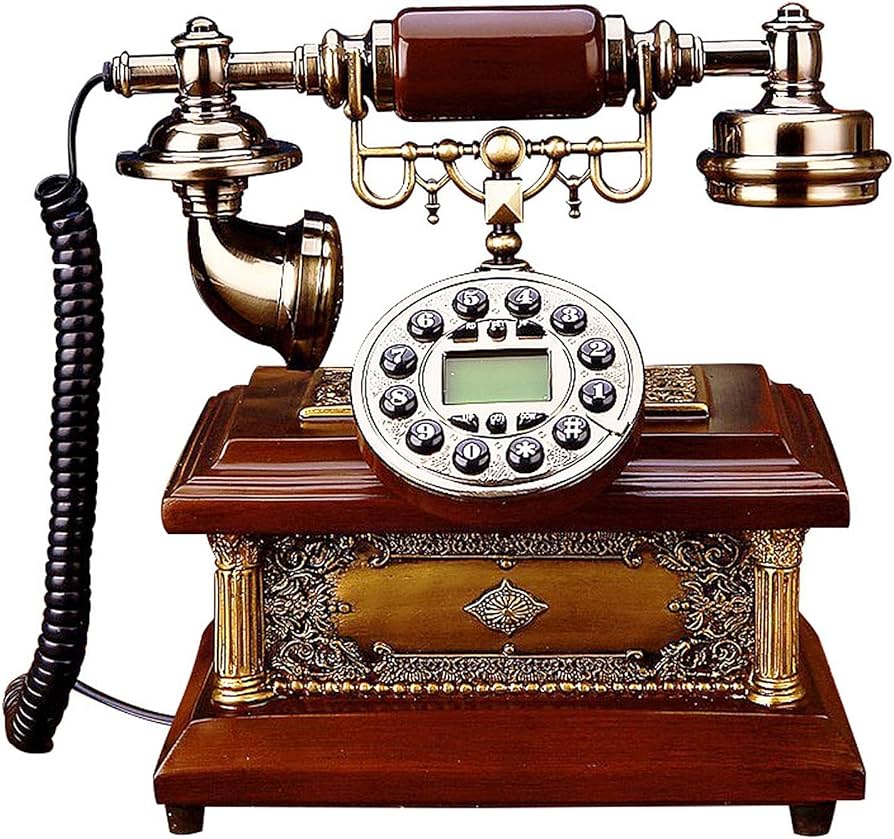 Amazon.co.jp: ヨーロピアンスタイルのレトロな電話、受話器ブラケット