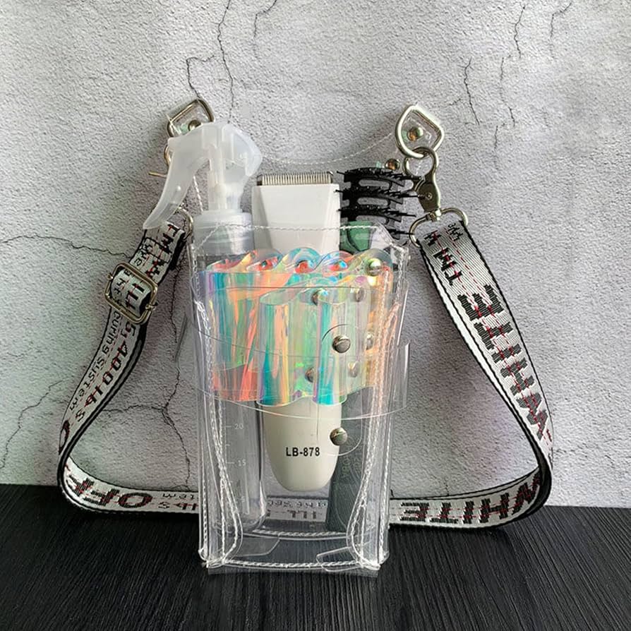 Amazon.co.jp: 透明 シザーケース 6丁挿し MZQ 美容師 クリア 美容師