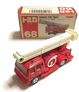 Amazon | トミカ 068 いすゞ スノーケル消防車 | ミニカー・ダイ