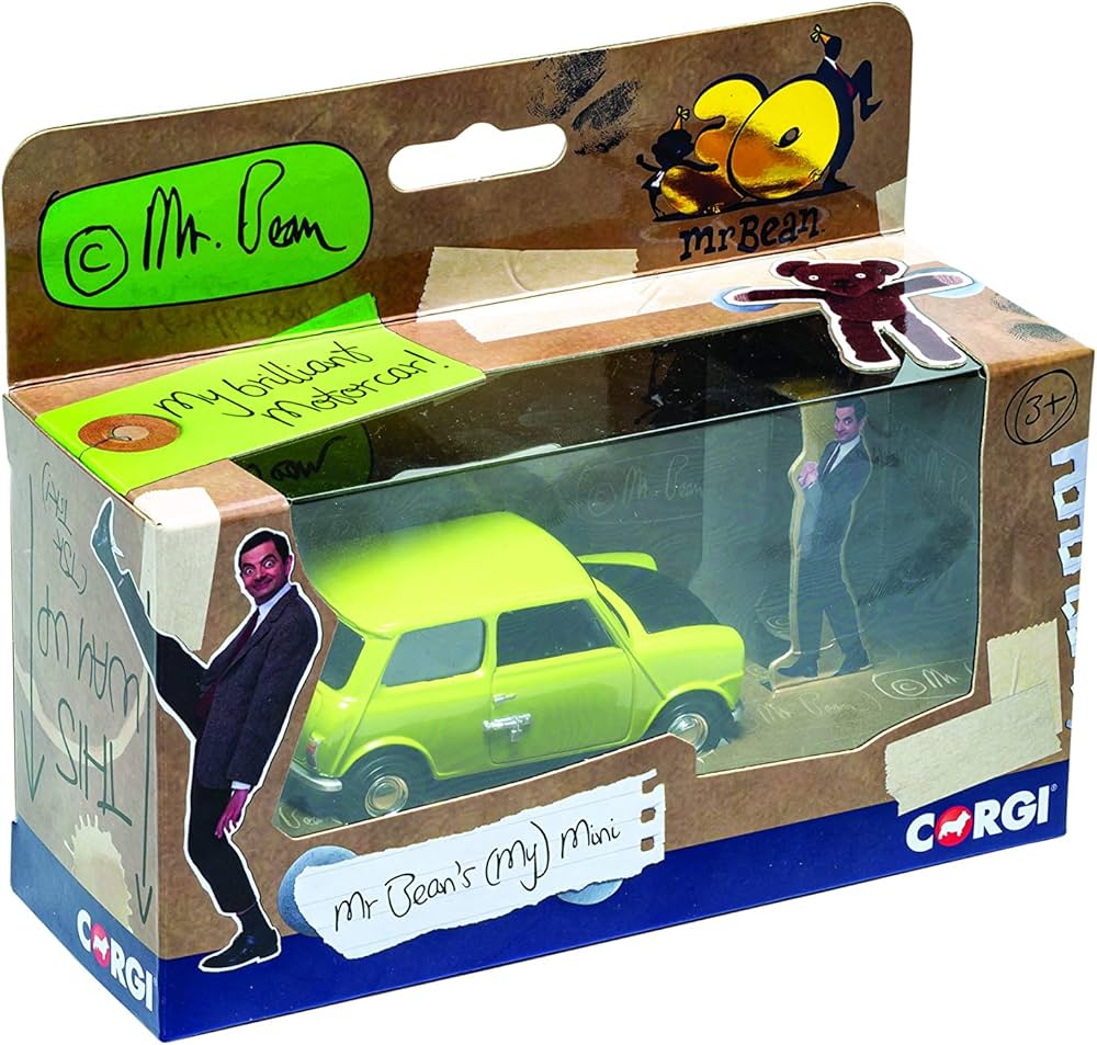 Corgi Mini Mr Bean - 30 Years of Mr Bean Car : Amazon.com.be: Arts