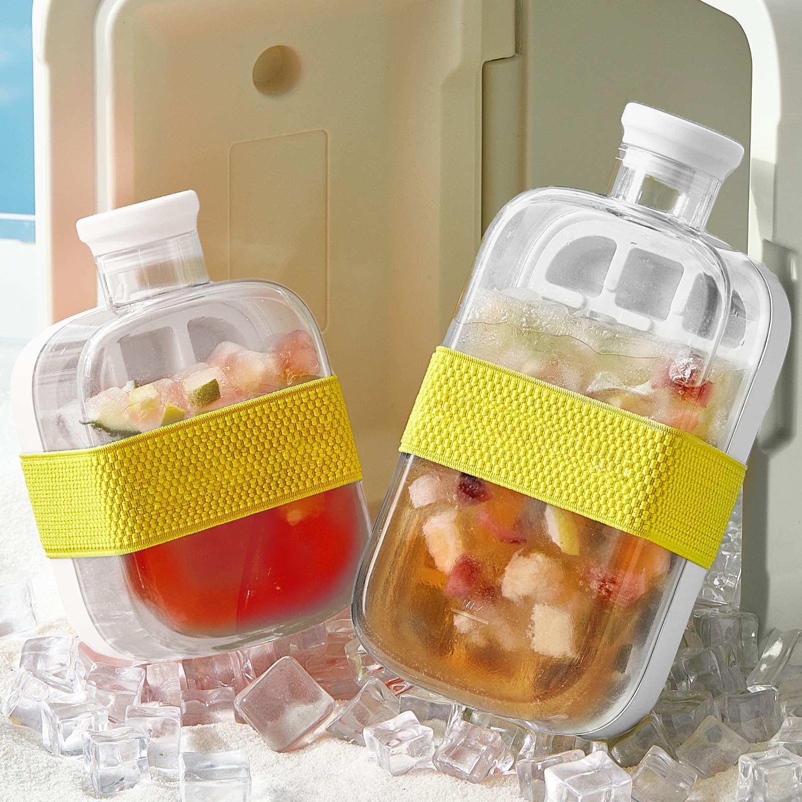 Amazon | ZASA製氷皿 押し出し式 ストロー付き ワンタッチで氷取り出し