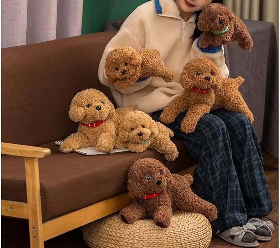 Amazon.co.jp: ぬいぐるみ プードル 犬 リアル 本物そっくり
