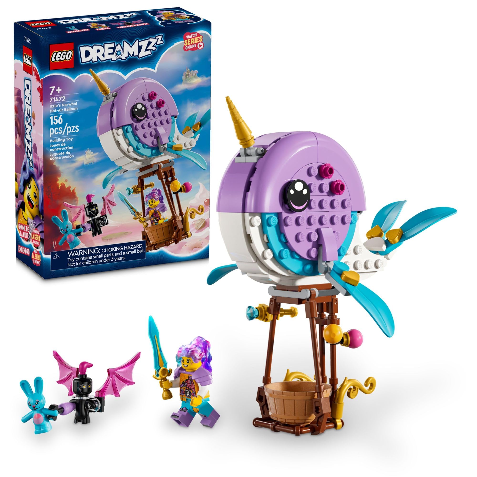 Amazon.co.jp: レゴ(LEGO) DREAMZzzz イジーのイッカク 熱気球 深海