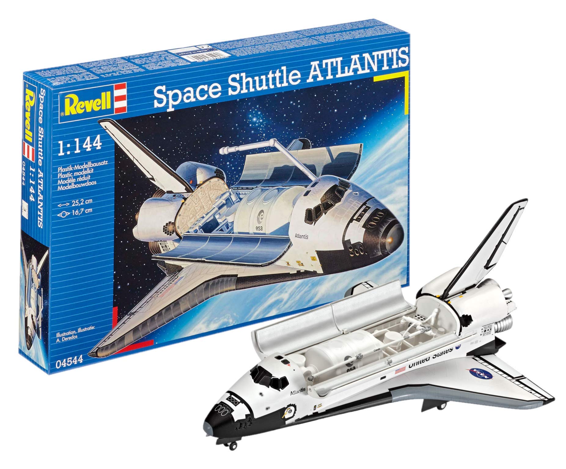 Space Shuttle Atlantis - 1/144 - Revell 04544 : Amazon.com.br