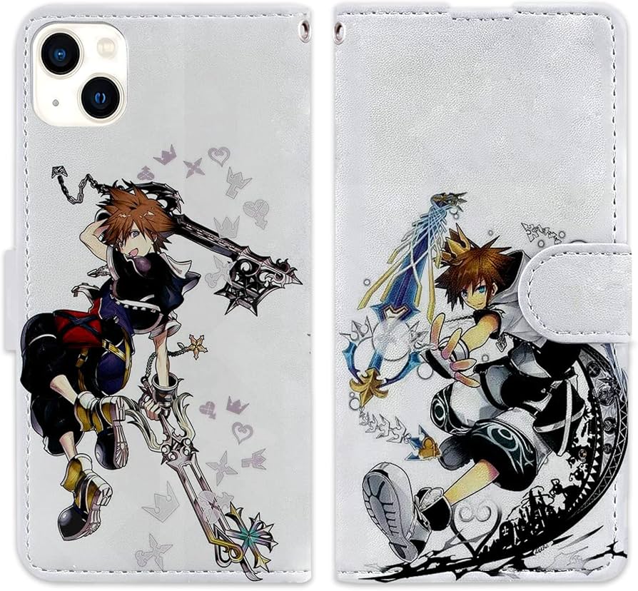 Amazon.co.jp: キングダムハーツ スマホ ケース iphone15ケース 手帳