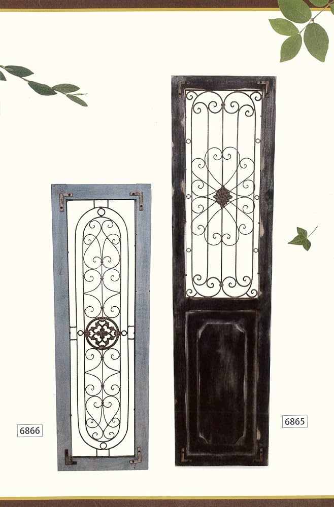 Amazon | 村田屋 【アンティーク調インテリアドア】 アイアンデコ