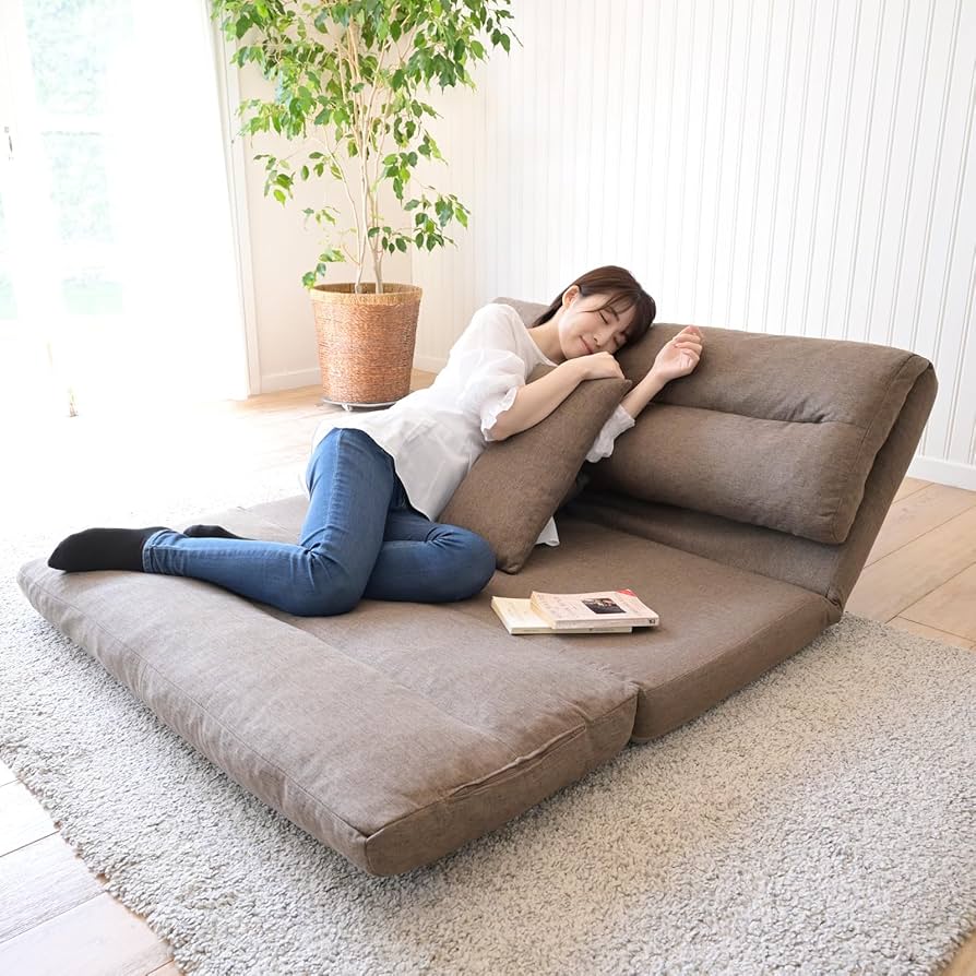 Amazon｜山善(YAMAZEN) ソファ ソファーベッド 座椅子 3WAY ゆったり