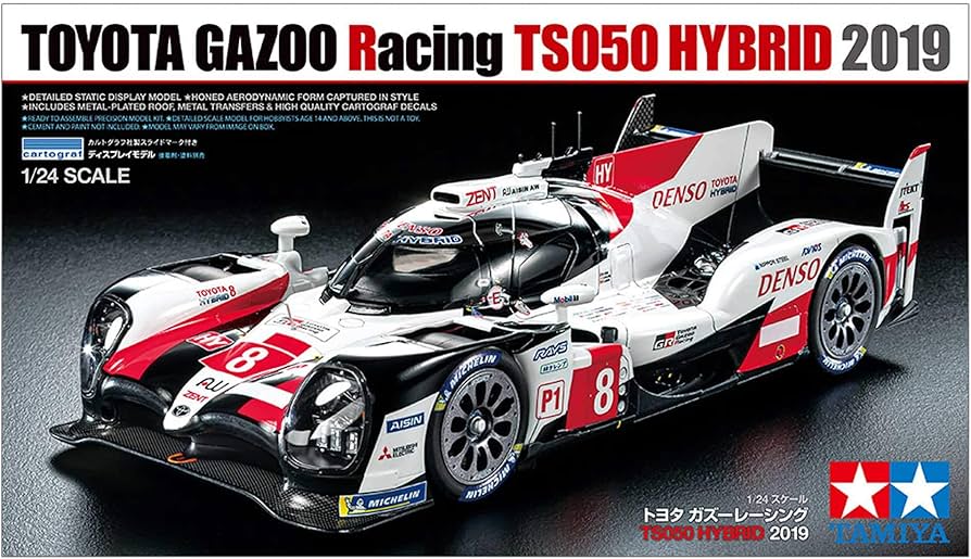 Amazon.com: TAMIYA 25421 1:24 Toyota G.R. 2019 TS050 Hybrid LM