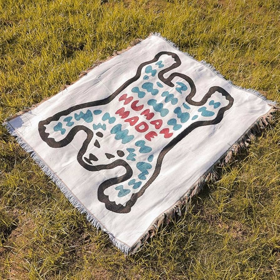 Amazon.co.jp: HUMAN MADE ヒューマンメイド ラグ ブランケット